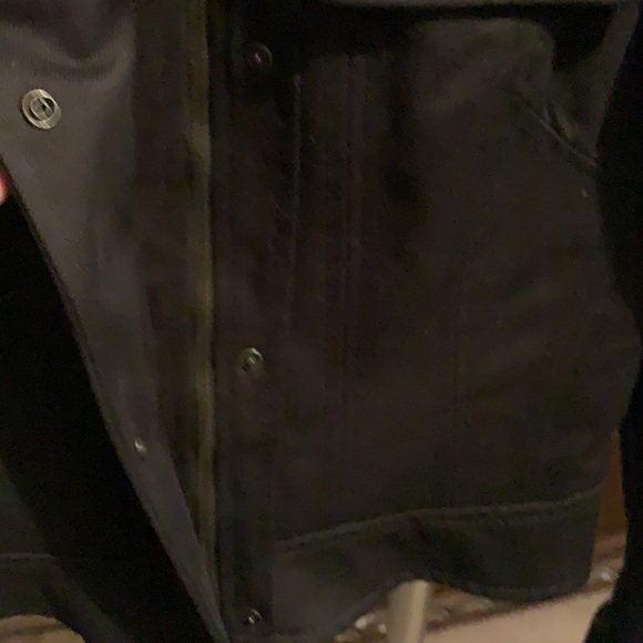 Hugo Boss, moto style, black cropped jacket, size medium - Picture 4 of 11